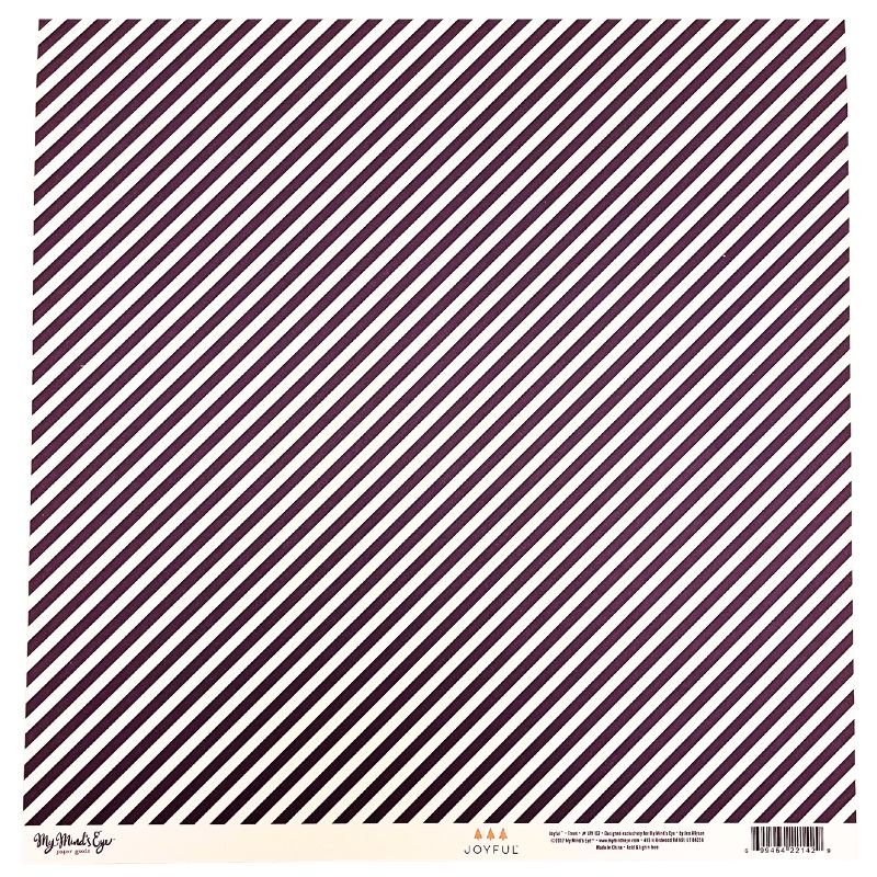 Designpapier: My Mind's Eye - Joyful - Trees – Bild 2