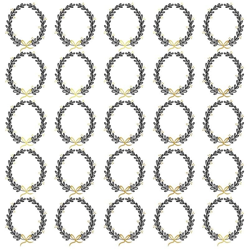Designpapier: My Mind's Eye - Joyful - Wreaths