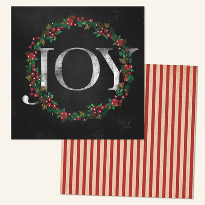 Designpapier: My Mind's Eye - Sleigh Bells Ring - Joy
