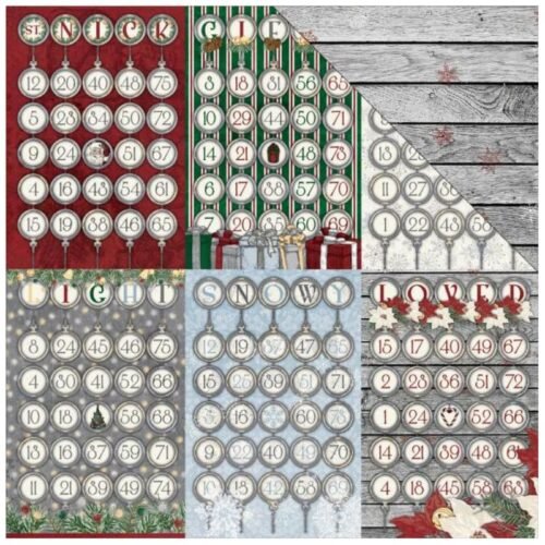 Designpapier: BoBunny – Tis the season – Ornaments