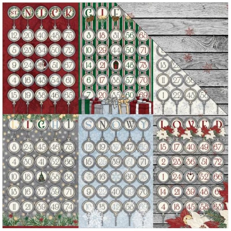 Designpapier: BoBunny - Tis the season - Ornaments – Bild 2