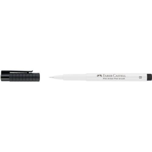 Tuschestift: Faber Castell – Pitt Artist Pen Brush – Weiß 101