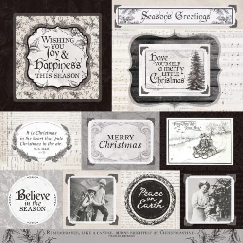 Designpapier: Kaisercraft – Christmas Edition Collection – Melody