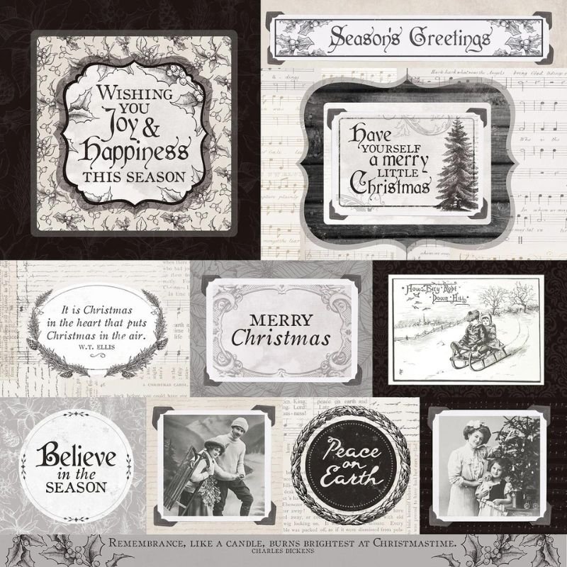 Designpapier: Kaisercraft - Christmas Edition Collection - Melody – Bild 2
