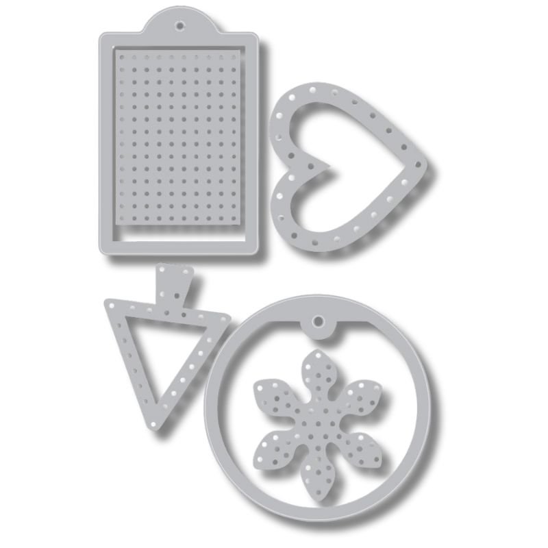 Stanzschablonen: Sizzix - Dies - Stitched Tags – Bild 2