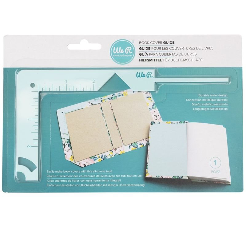 Buchbinde-Werkzeug: We R Makers - Book Cover Guide - Mint – Bild 2