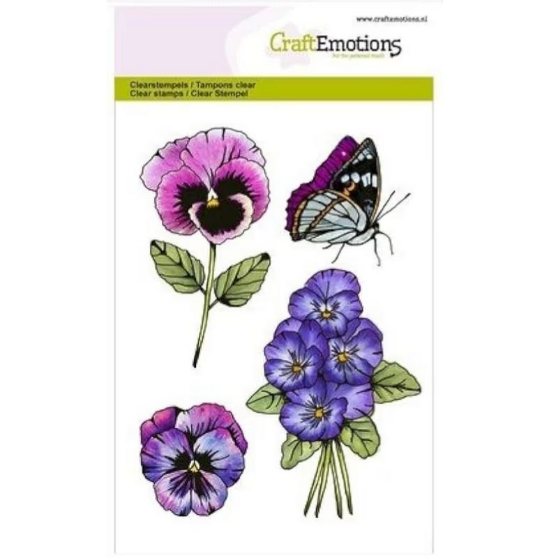Acrylstempel: CraftEmotions - Veilchen 2