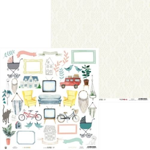 Designpapier: P13 – We are family – Nummer 07