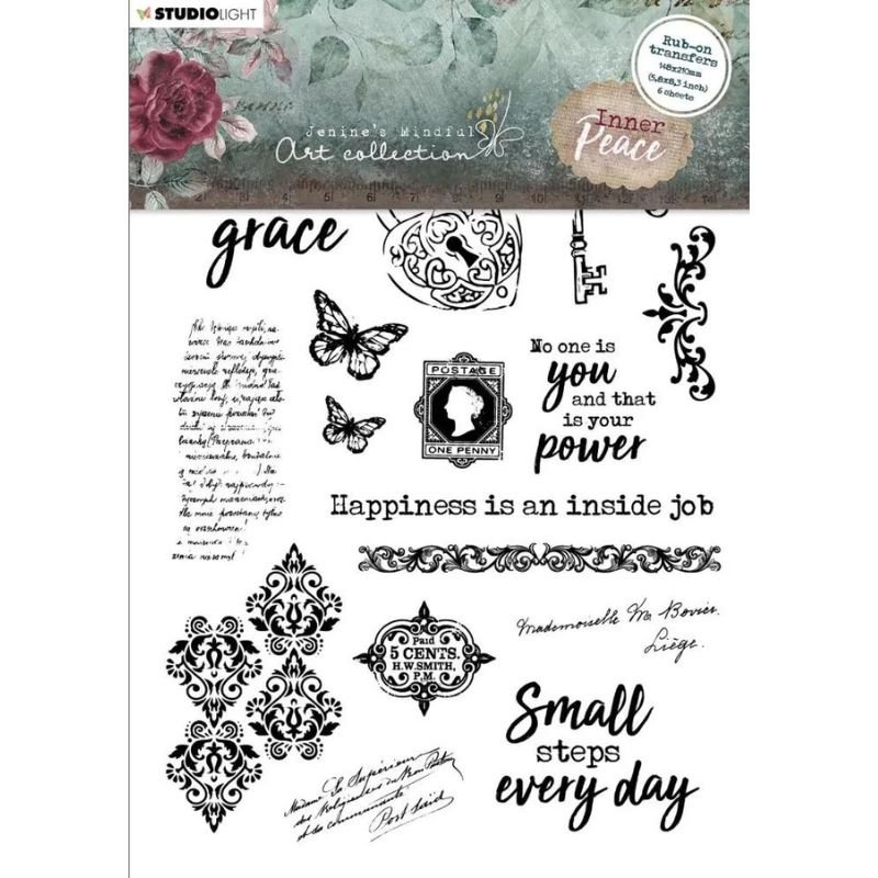 Rubbel-Bilder: Studio Light - Rub on Sticker - Inner Peace Nr.03