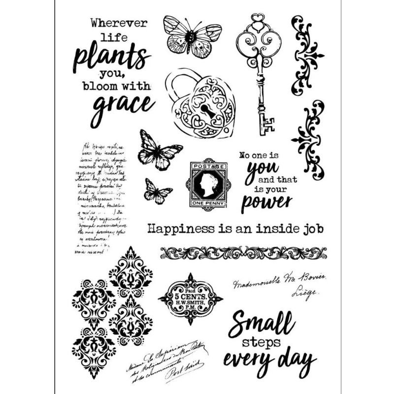 Rubbel-Bilder: Studio Light - Rub on Sticker - Inner Peace Nr.03 – Bild 6