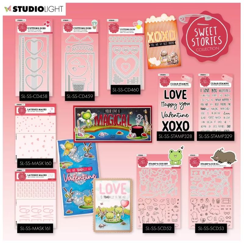 Acrylstempel: Studio Light - Sweet Stories Nr. 328 - Text & Quotes – Bild 2