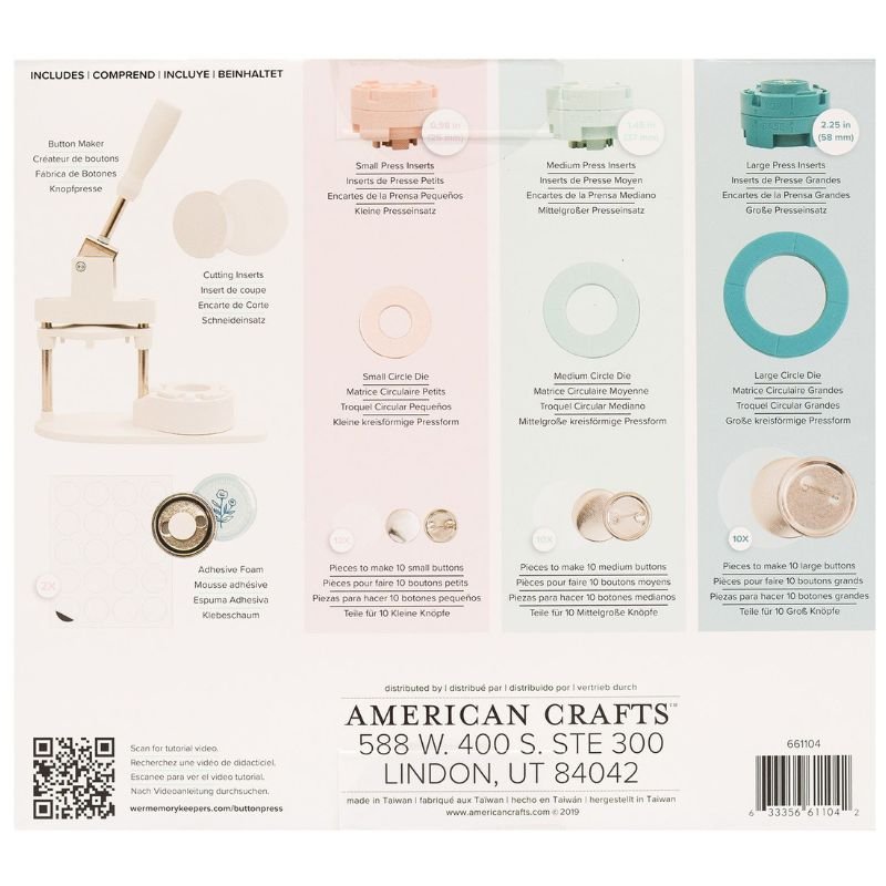 Button Presse: We R Makers - Button Press Bundle – Bild 3