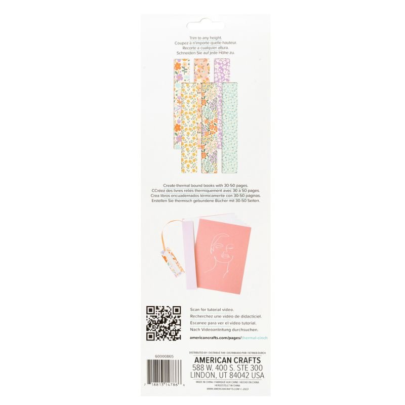 Buchrücken: We R Makers - Thermal Cinch Binding Spine - Floral – Bild 2