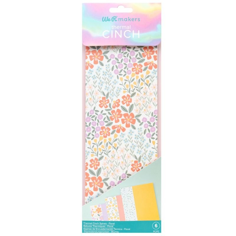 Buchrücken: We R Makers - Thermal Cinch Binding Spine - Floral