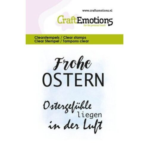Acrylstempel: CraftEmotions – Frohe Ostern