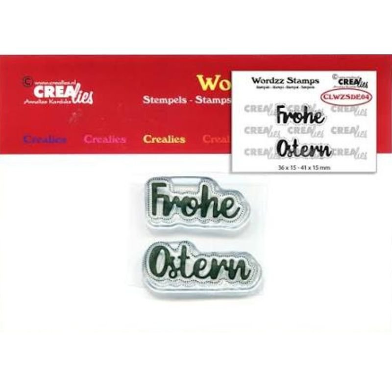 Acrylstempel: Crealies - Frohe Ostern