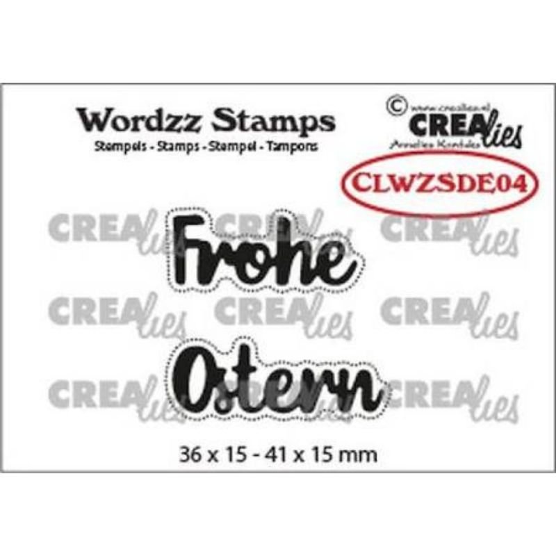 Acrylstempel: Crealies - Frohe Ostern – Bild 2