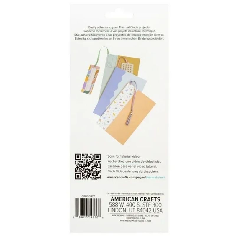 Lesezeichen: We R Makers - Thermal Cinch - Bookmarks Tasseln – Bild 3