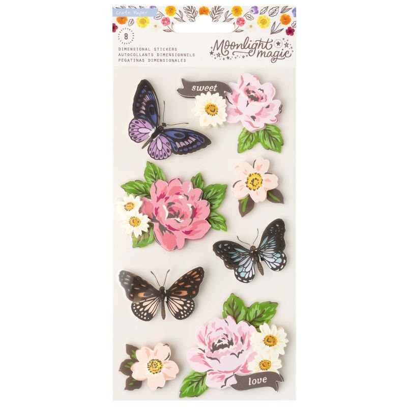 Aufkleber: Crate Paper - Moonlight Magic - Dimensionale Sticker