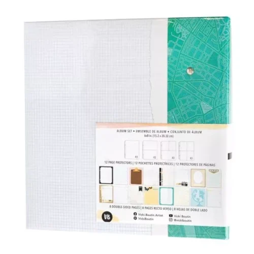 Album Set: American Crafts – Vicki Boutin – Where To Next – 6 x 8 Inch