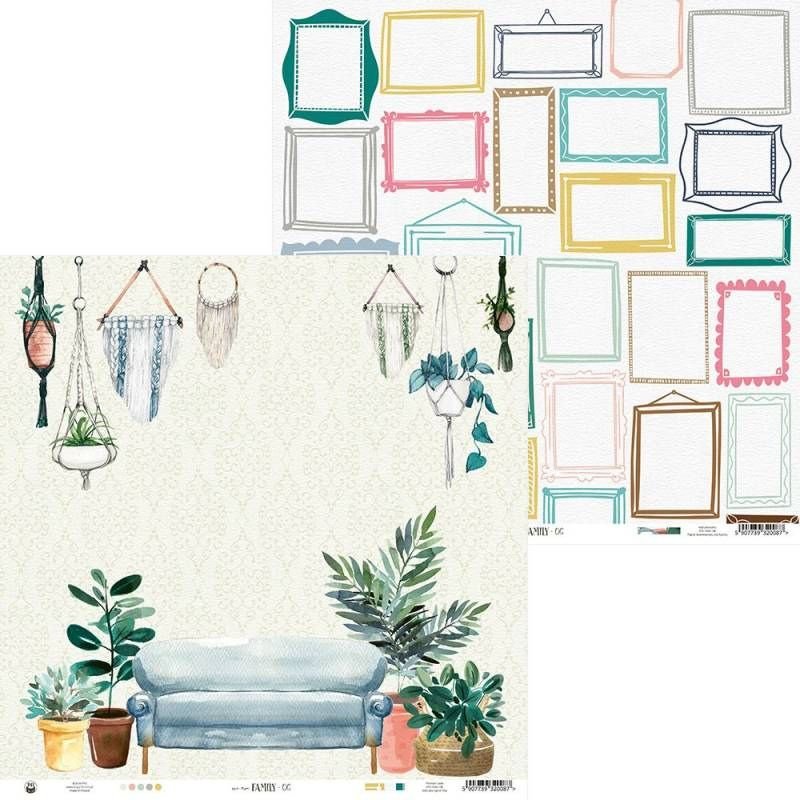 Designpapier: P13 - We are family - Nummer 06