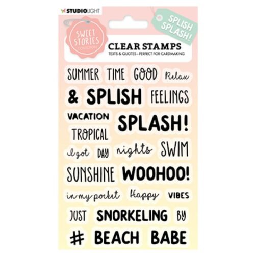 Acrylstempel: Studio Light – Sweet Stories Nr. 270 – Splish Splash