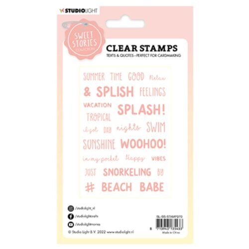 Acrylstempel: Studio Light – Sweet Stories Nr. 270 – Splish Splash