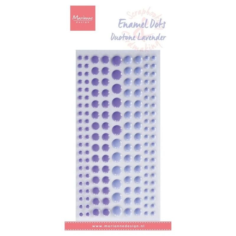 Klebepunkte: Marianne Design - Enamel Dots - Duotone Lavendel