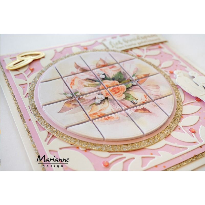 Klebepunkte: Marianne Design - Enamel Dots - Pink Glitzer – Bild 3