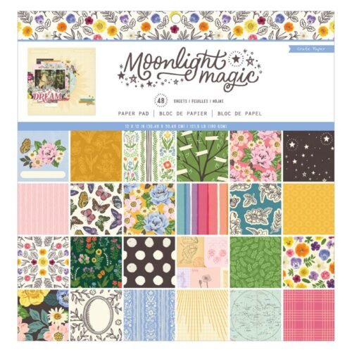 Papierblock: Crate Paper – Moonlight Magic  – Paper Pad – 12 x 12
