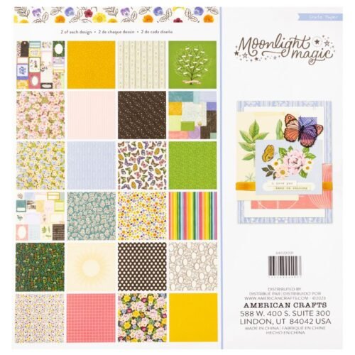 Papierblock: Crate Paper – Moonlight Magic  – Paper Pad – 12 x 12
