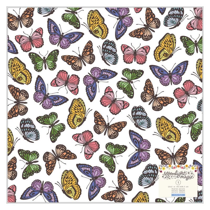 Spezial Papier: Crate Paper - Moonlight Magic - Acetat - 12 x 12