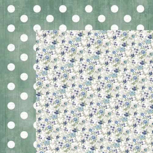 Designpapier: Kaisercraft – Wandering Ivy Kollektion – Blue Posy