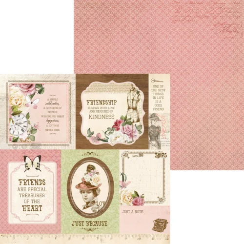 Designpapier: Kaisercraft – Mademoiselle Kollektion – Courture