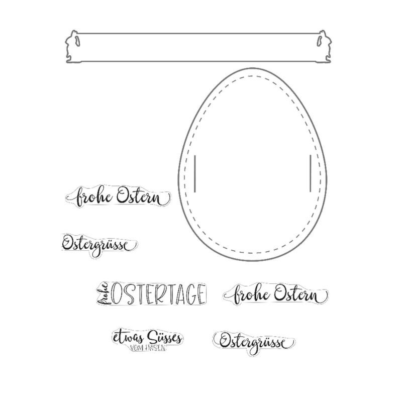 Stanzen & Stempelset: Mundart Stempel - Ostern