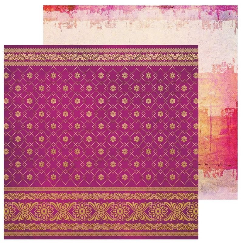 Designpapier: Kaisercraft - Bombay Sunset Kollektion - Sari – Bild 3