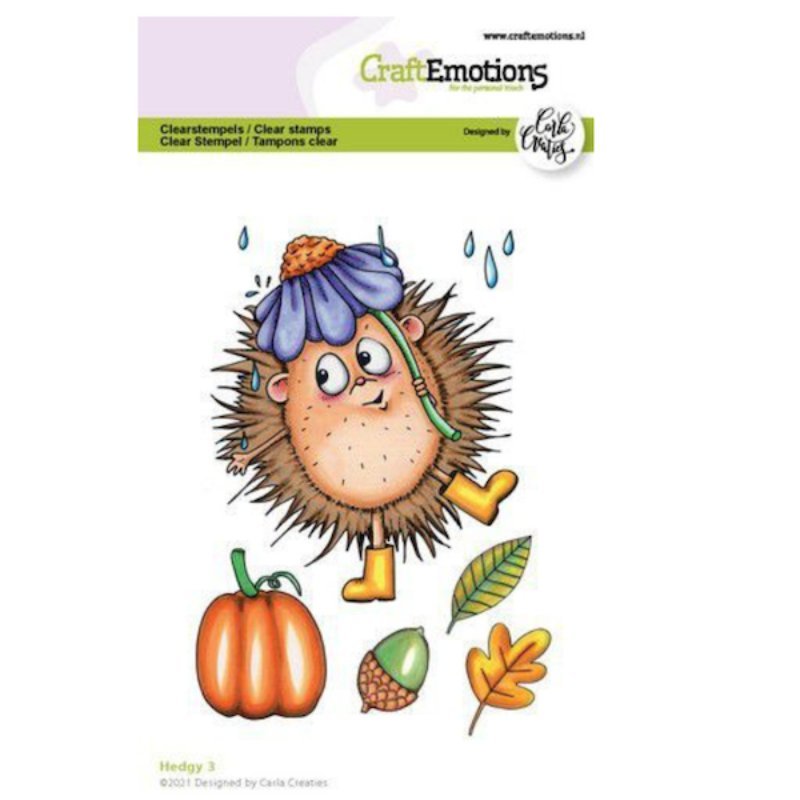 Acrylstempel: CraftEmotions – Hedgy 3