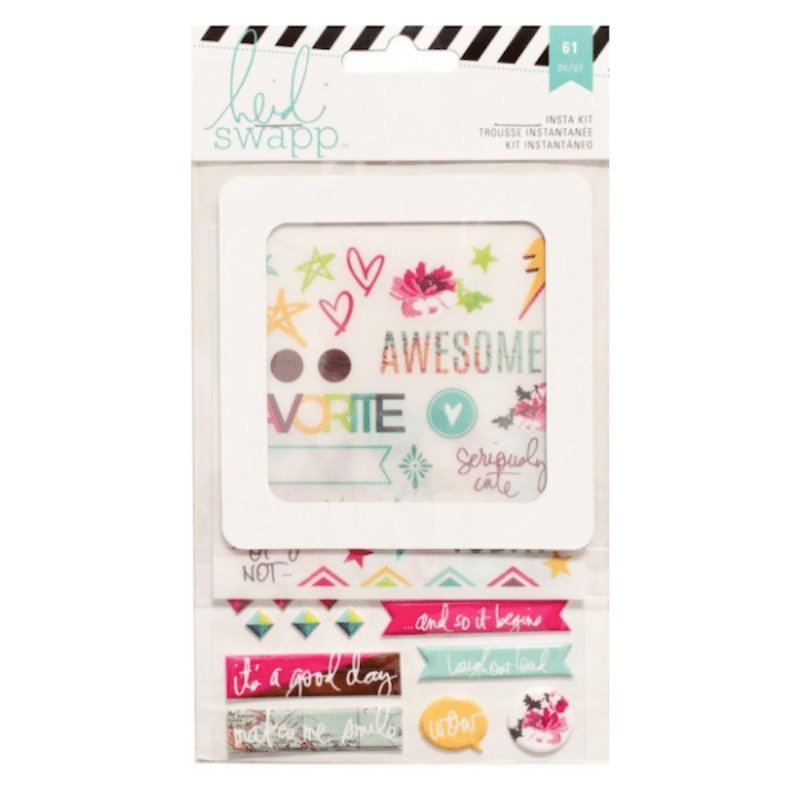 Heidi Swapp – Project Life – Insta Kit with Sticker 61 pcs