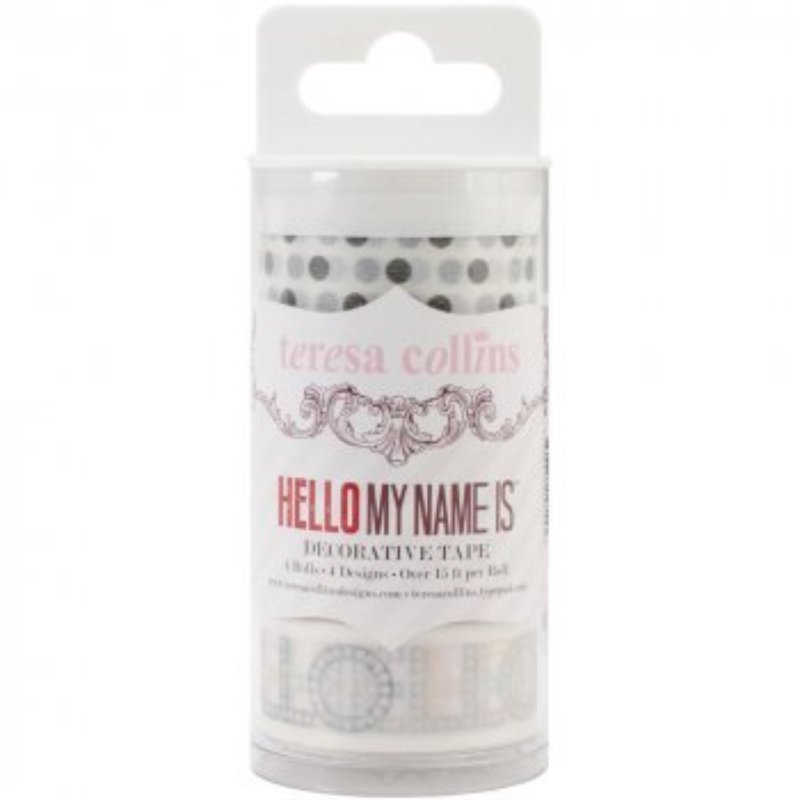 Teresa Collins – Hello My Name Is – Washi Tapes