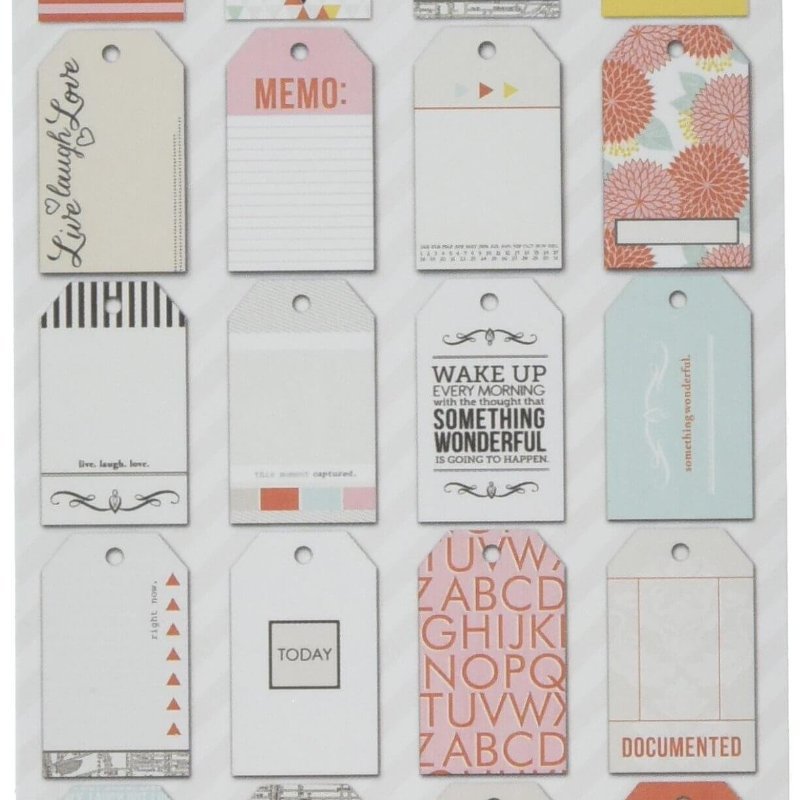 Teresa Collins - Something Wonderful - 20 Ephemera Tags