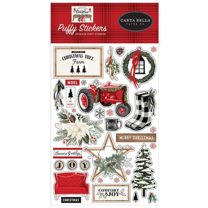 Carta Bella – Farmhouse Christmas – Puffy Sticker