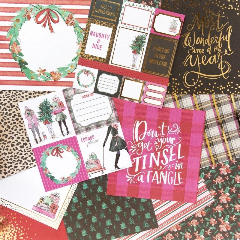 Craft Smith - Miss Claus - 6 x 6 Inch Paper Pad – Bild 3