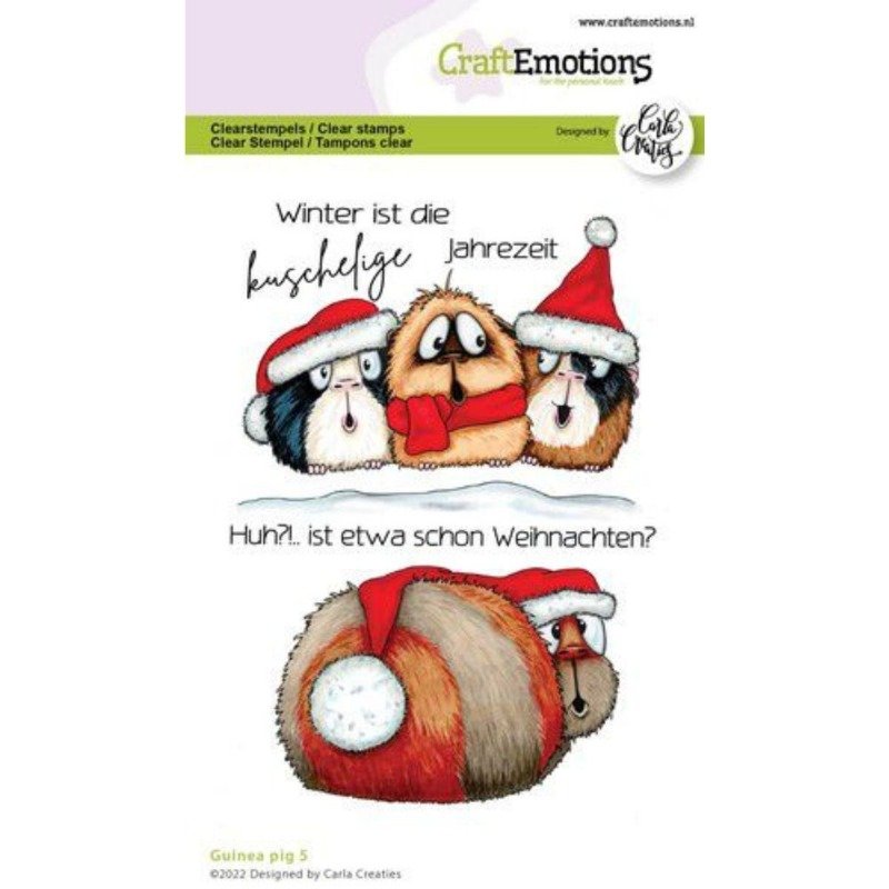 Acrylstempel: CraftEmotions – Meerschweinchen 5