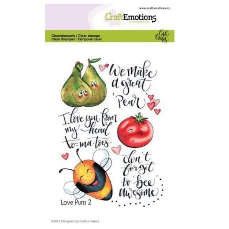 Acrylstempel: CraftEmotions – Clear Stamps –  Love Puns 2