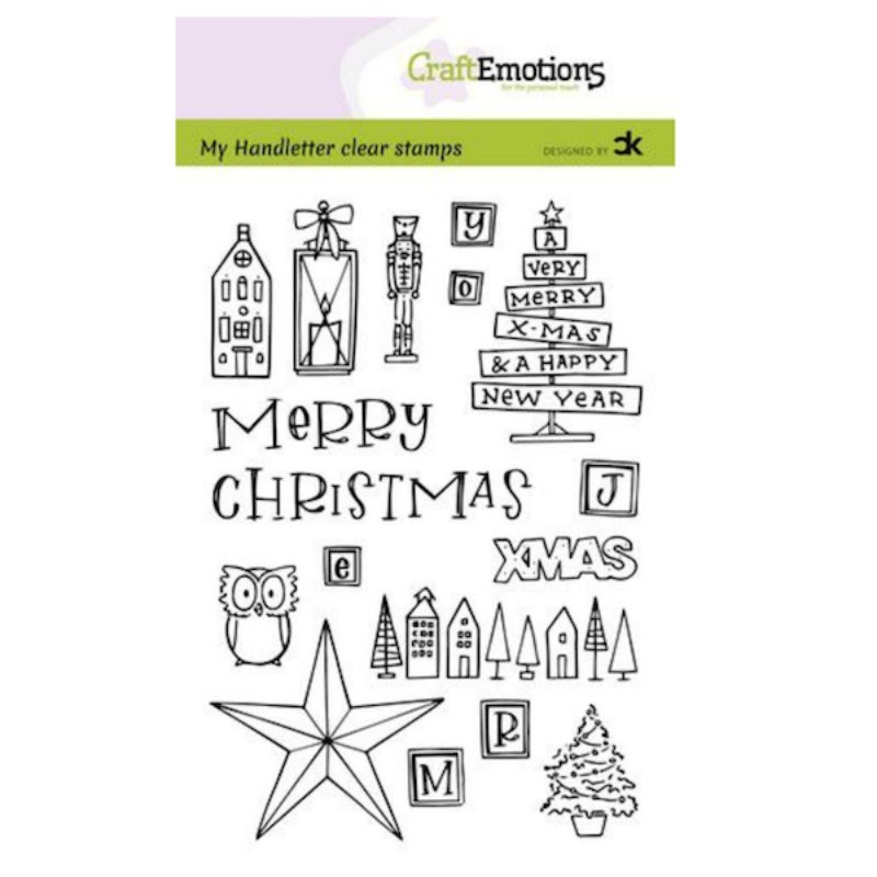 Acrylstempel: CraftEmotions – My Handletter Clear Stamps X-Mas