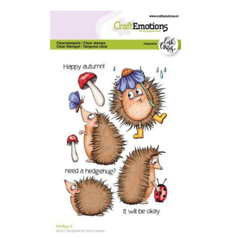 Acrylstempel: CraftEmotions – Hedgy 2
