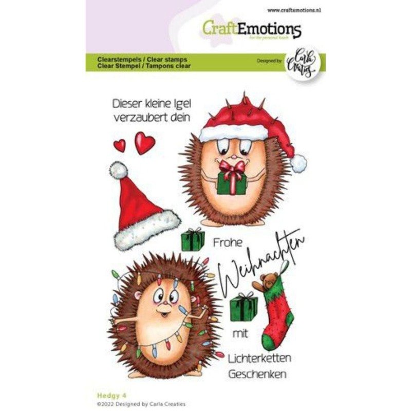 Acrylstempel: CraftEmotions – Hedgy 4