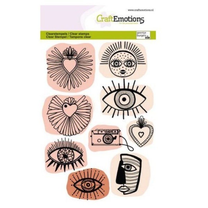 Acrylstempel: CraftEmotions – Trendy Icons