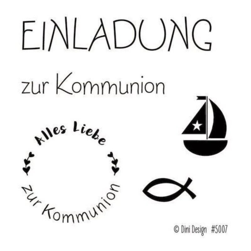 Acrylstempel: Dini Design – Kommunion