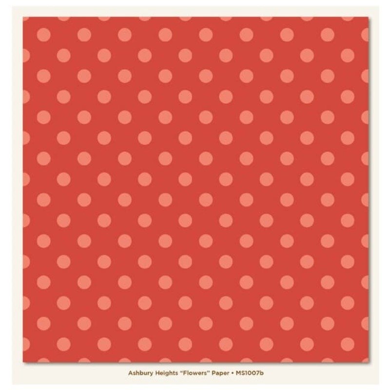 My Mind's Eye - Market Street  - Ashbury Heights - Flowers Paper 12 x 12 Inch Patterned Paper  – Bild 3